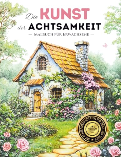 Die Kunst der Achtsamkeit: Ausmalbuch für Stressabbau und inneren Frieden