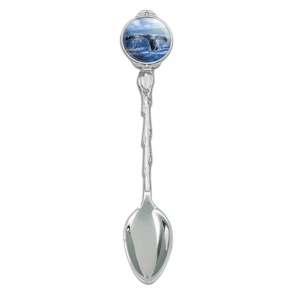 Whale Tail Ocean Novelty Collectible Demitasse Tea Coffee Spoon
