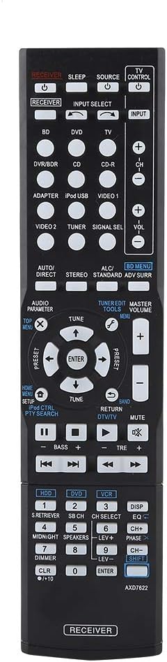 TV Remote Control, AV Receiver Remote Controller, Universal Remote Control for Pioneer HTP-071 VSX-321-K-P VSX-42 VSX-421-K SX-319V SX-319V-K VSX-321