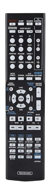 New Receiver Remote Control Replacement for Pioneer AXD7690 VSX-324 VSX-922 VSX-531 VSX-520 AXD7622 VSX-522-K VSX-823-K VSX-921-K VSX-s510-S vsx-824k VSX-424 VSX-923 VSX-521 VSX-519V AV System