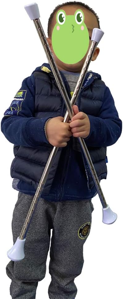 Twirling Baton 2 Pieces Spinning Dance Baton Metal Gymnastics Parade Stick for Child in Majorette (Original Version, 2 Pack)