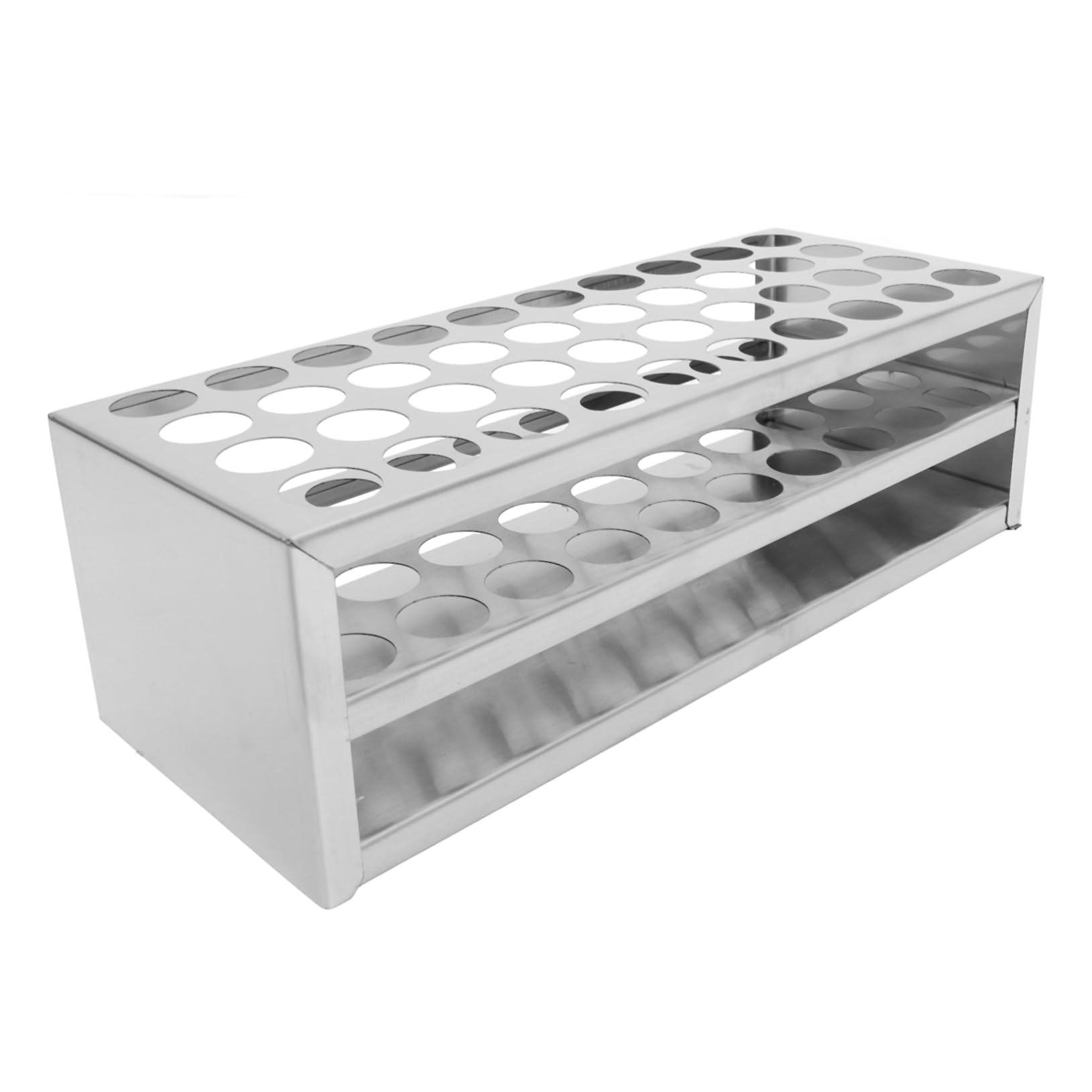 SOLUSTRE 3piezas Soporte Para Tubos De De Huecos Gradilla Organizador De Estante Inoxidable Para Tubos De Diámetro Estabilidad y Durabilidad Experimentos Científicos