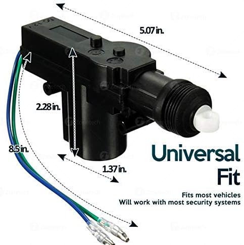 Miniatura 5 de ZONETECH Actuador universal de alta potencia para cerradura de puerta de automóvil, mecanismo de bloqueo automotriz duradero de alta calidad