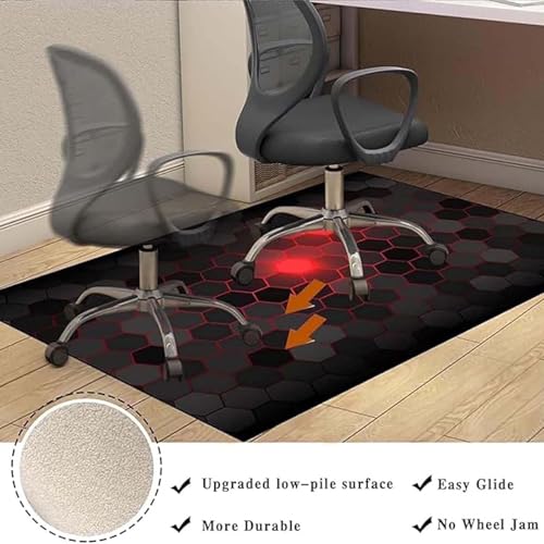 Tapis de bureau sol gris confortable et durable en 40x60 cm - 6