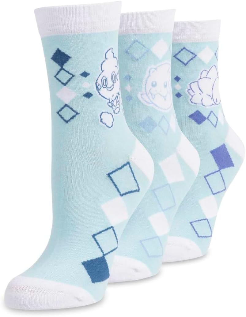 Pokemon Pokémon Center: Spheal, Vanillite & Snom Ankle Socks (3 Pairs) (One Size-Adult)