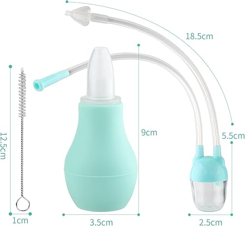Miniatura 6 de Aspirador nasal de silicona para bebé, bombilla de succión nasal segura para que el bebé promueva la respiración  Lechón oral de nariz para niños