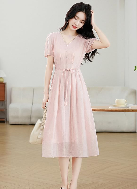 Women's Tiered Ruffle Maxi Dress Summer Boho Long Dress with Elastic3