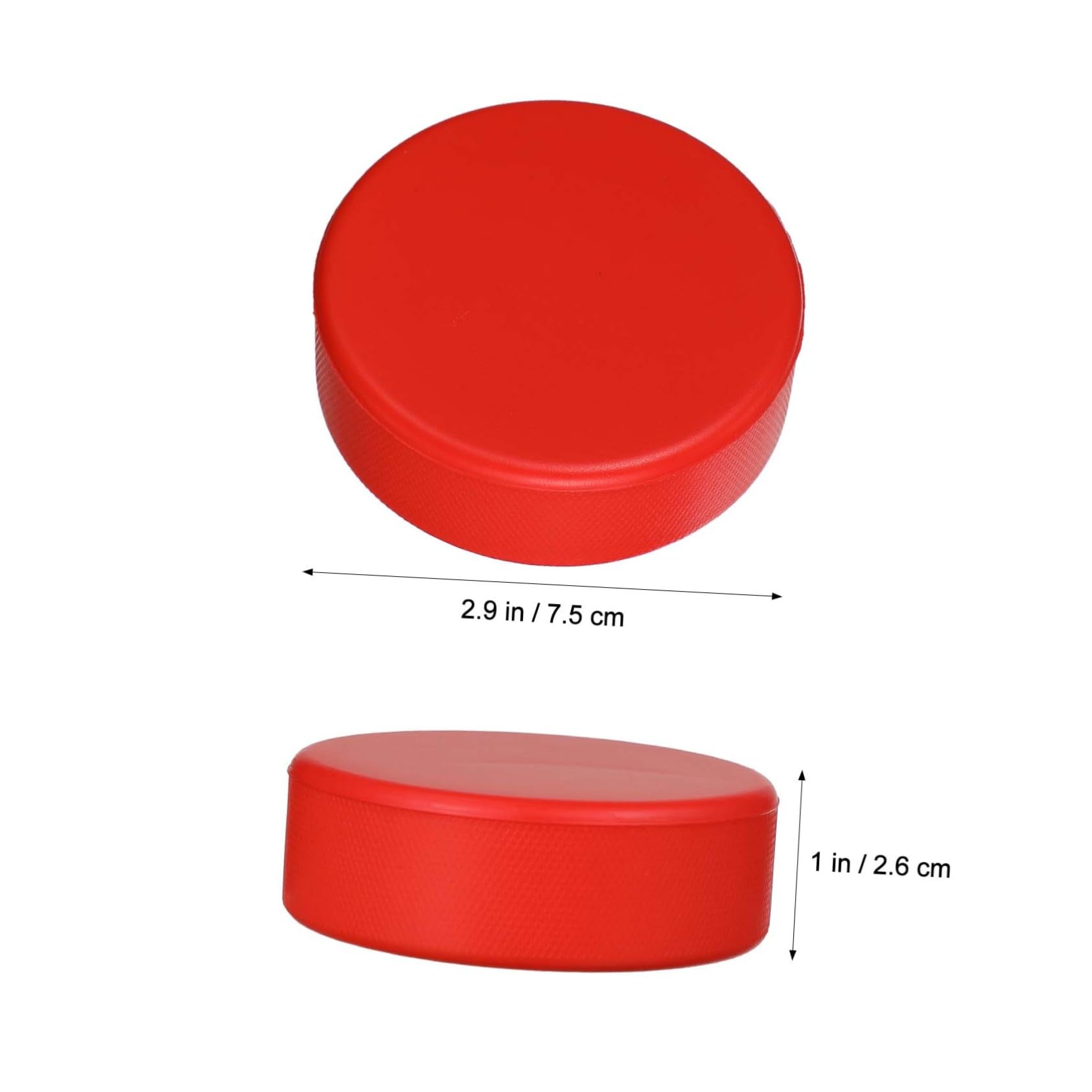 VANZACK Palet Rondelles De Hockey Oranges Mousse De Rondelles De Hockey sur Glace De Rondelles De Hockey Rondelle De Hockey De Rue Balles De Hockey Rouge Unité Centrale