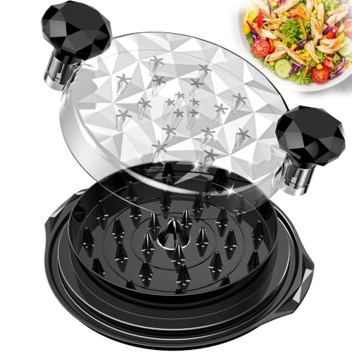 Chicken Shredder with Brush 10' Pro Chicken Shredder Tool Twist Stable Anti-Slip BPA Free Meat...