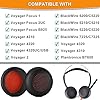 Voyager Focus UCイヤーパッド - 交換用イヤークッションカバー Poly Voyager Focus UC、Plantronics Voyager Focus UC B825 両耳、BLACKWIRE 5220 5210 7225、Voyager Focus 2 UC USB-Aヘッドセットに対応 #1
