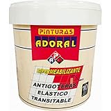 Pintura acrílica resistente al envejecimiento y al agua de lluvia.