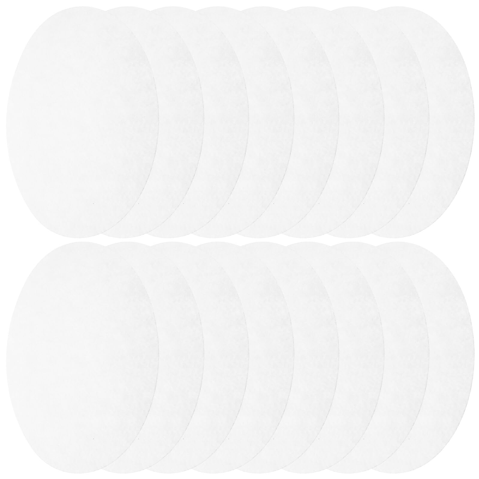 50 Unidades Separador de sartenes Fieltro Protector de Placa agarraderas para ollas de Cocina White