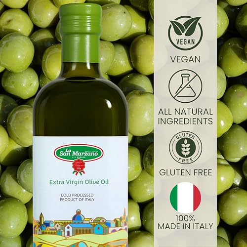 La San Marzano Aceite de Oliva Extra Virgen 1 Unidad 33.8 Fl Oz miniatura 3