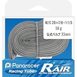 パナレーサー(Panaracer) R'AIR 軽量チューブ W/O 20×7/8-1 1/8 仏式バルブ 33mm 日本製 TW2087-81F32RA