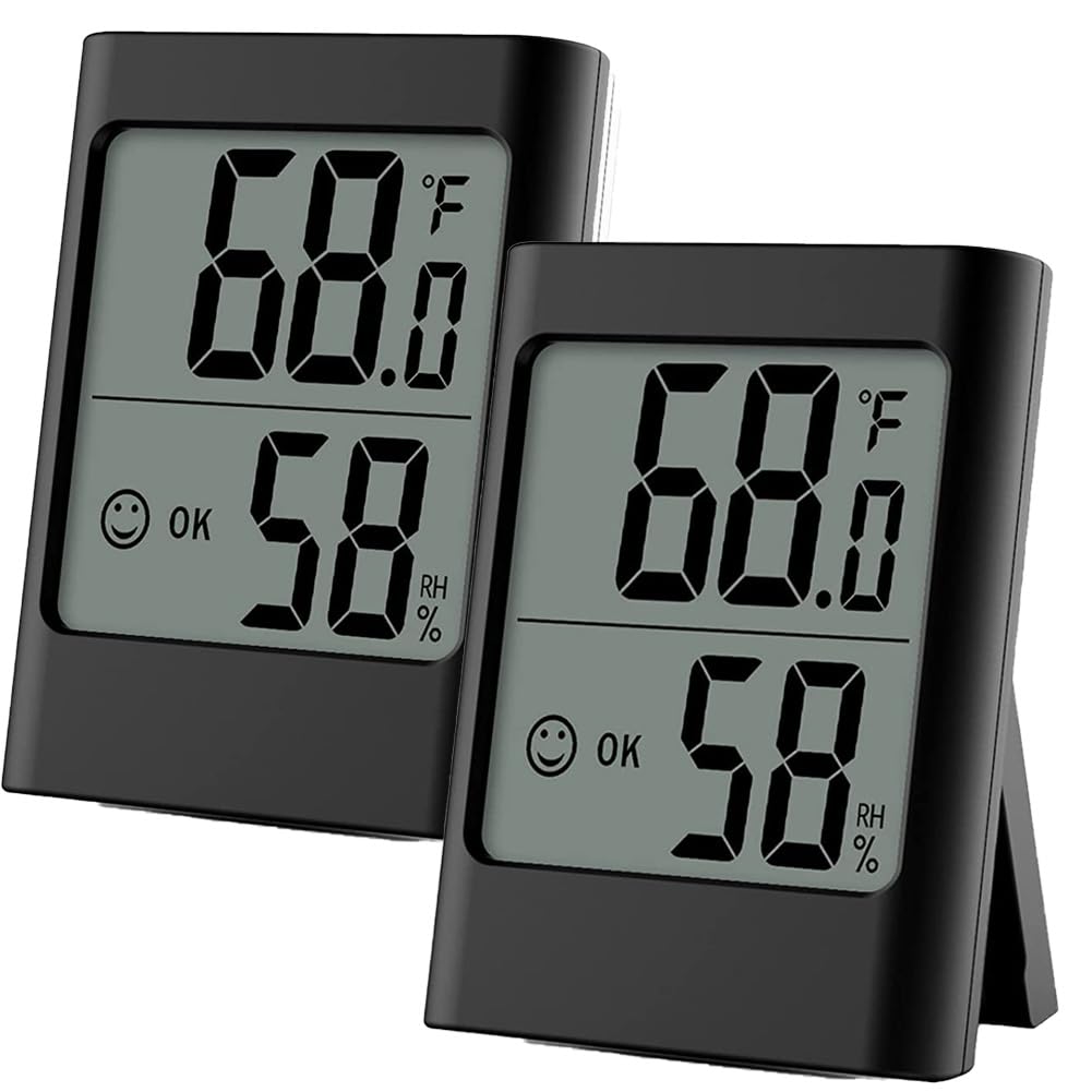 Amazon.co.jp: ANAMI デジタル 温度計 湿度計 大型液晶 マグネット 温