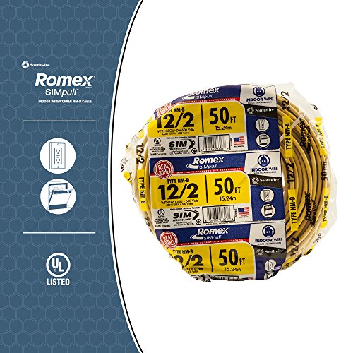 Southwire Romex Simpull 12/2 Cable 50ft - Image 5