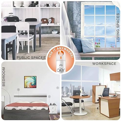 Image of Godrej aer Spray | Room Freshener for Home & Office - Mystic Musk (200 ml) | Long-Lasting Fragrance