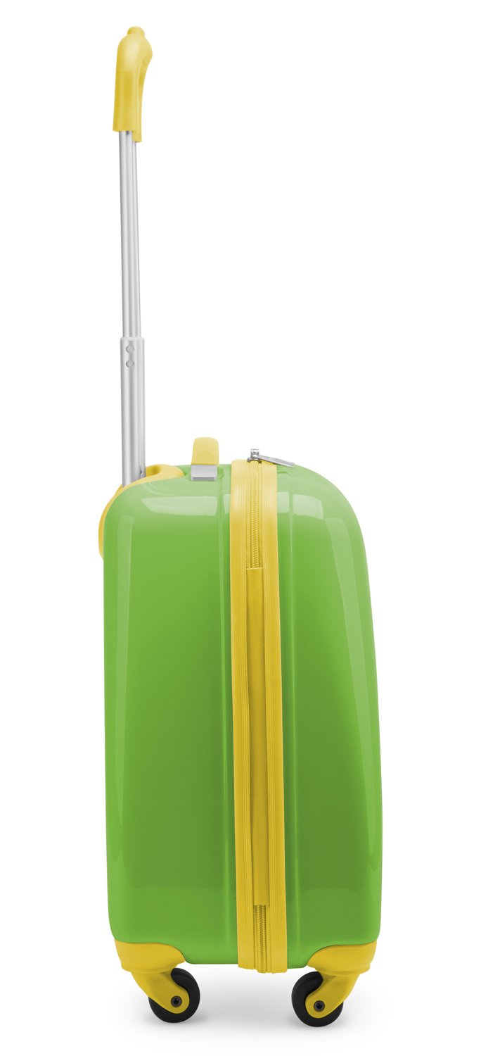 Hauptstadtkoffer - Bagaż dziecięcy, walizka dziecięca, twarda obudowa, bagaż pokładowy dla dzieci ABS/PC, zielone jabłko, Kindertrolley, Bagaż dziecięcy