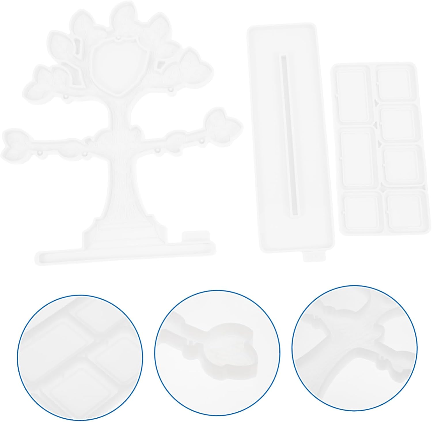 STOBOK 1set Tree-Shaped Photo Frame Epoxy Mold Desktop Ornament Making Tool for Beautiful Picture Frames High-Grade Silicone Material for Easy Crafting and Personalization