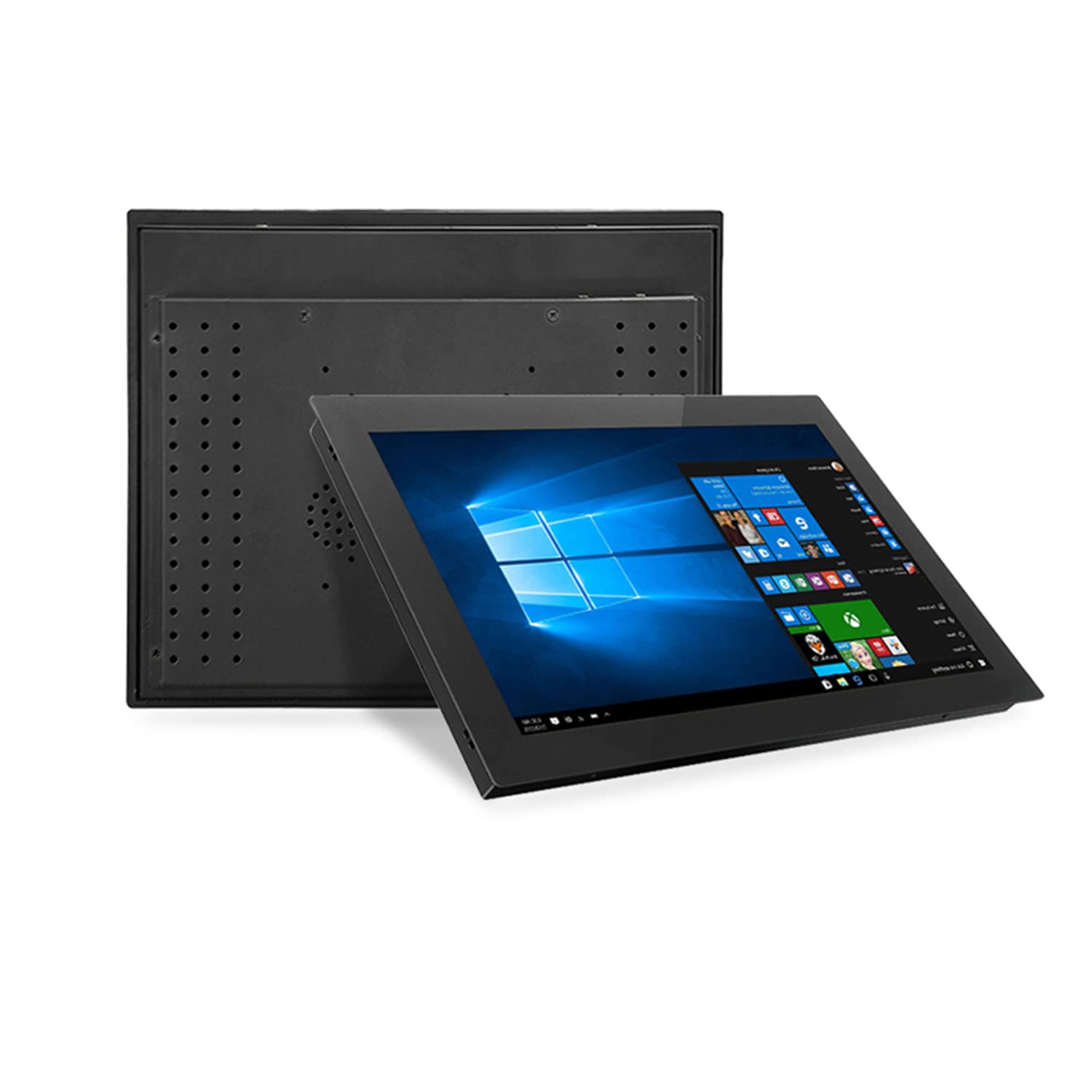 15 Inch Resistive Touch Industrial All-in-one PC WiFi with LAN Win10 Pro(4GB RAM 256GB SSD, Core i7-3540M)