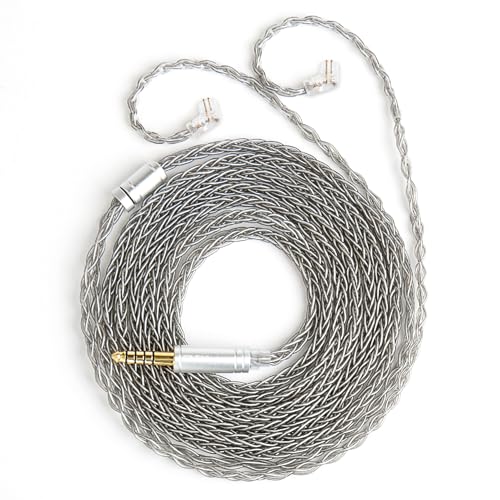�yKBEAR ST12Plus�zYinyoo QDC 4.4mm���P�[�u�� 2���[�g�� 8�{14�c�⃁�b�L Litz 22 AWG�W���Ő��Y 4.4mm�C���z���A�b�v�O���[�h�P�[�u�� �C���t�H�������P�[�u�� ZSN-PRO-X/ZSTX/ZSN/ZS10/