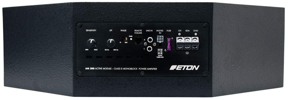 ETON RES10A Aktiv-Subwoofer 10 Zoll (25 Cm) - Reserverad-Subwoofer, 300W RMS, Für Den Kofferraum