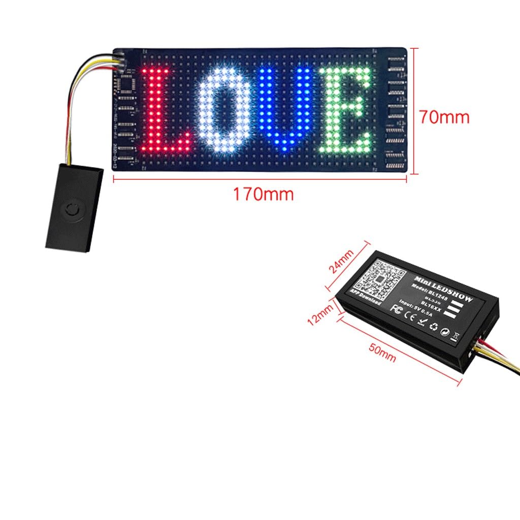 ZCX Panneau flexible d'affichage de message de défilement de panneau de matrice de LED, texte fait sur commande programmable LED Affichage de Signe
