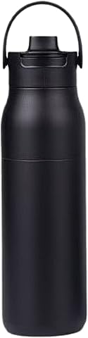 32oz Insulated Water Bottle with Straw Spout Handheld Device