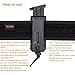 TACNEX Pistol Mag Holder w/Belt MOLLE Rotatable Adjustable Clip 9mm Magazine Holster OWB Mag Pouch fit 2 1/4