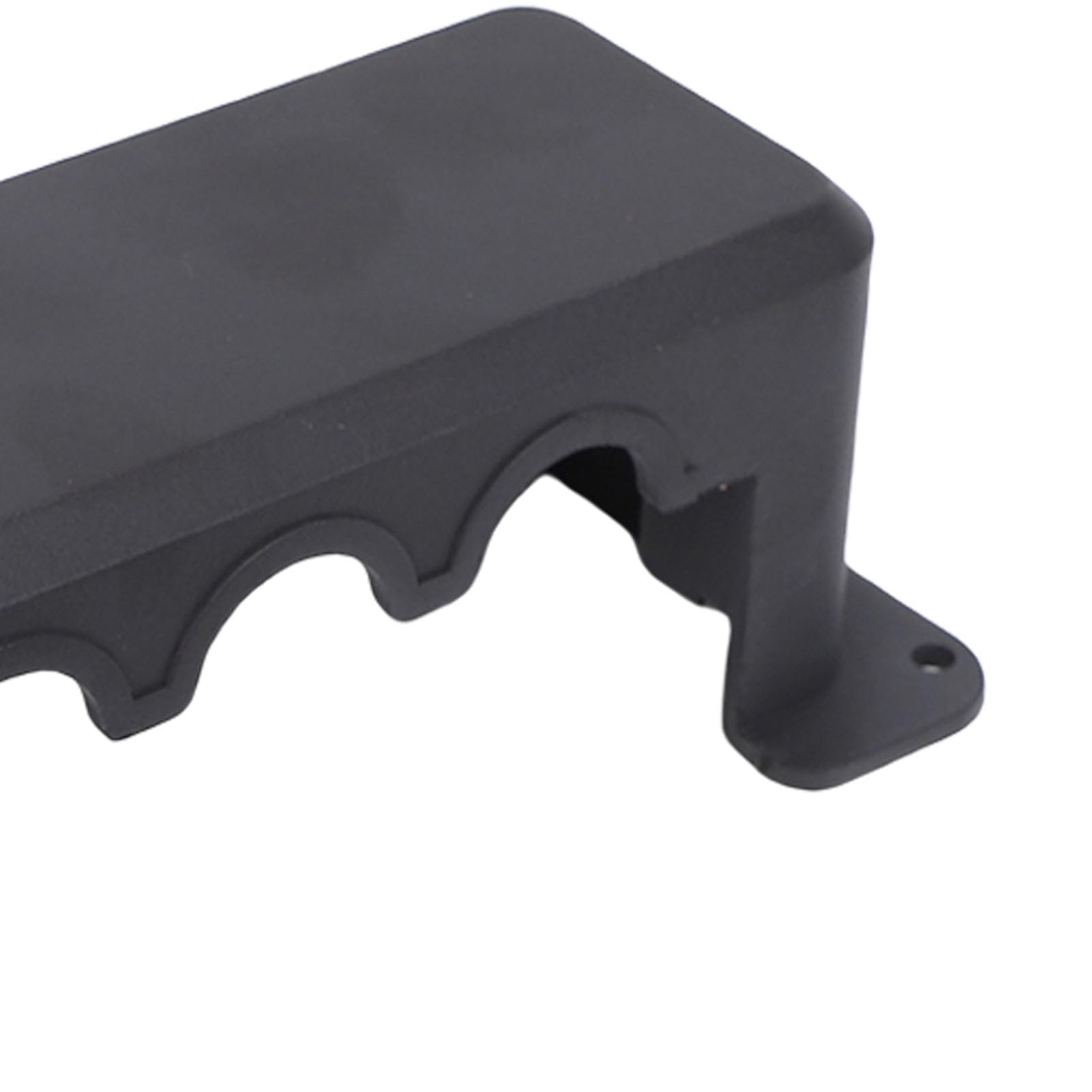 YWBL-WH Barra Collettrice 600A Blocco di Distribuzione Dell'alimentazione Terminale M10 a 4 Vie con Coperchio per Batteria per Barche Marine per (BLACK)