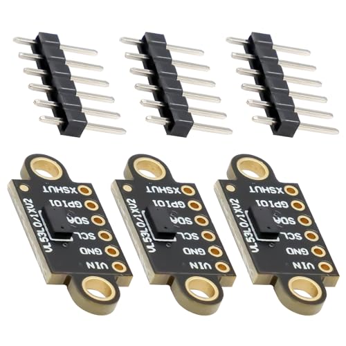 Sensor de Distancia láser VL53L0X, APKLVSR VL53L1X V2, módulo I2C IIC Compatible con Arduino, para Drones, Robots (3 Unidades)