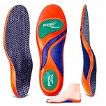Goofort Plantar Fasciitis Arch Support Gel Insoles for Men & Women, 7-Times-Shock-Protection with 3D-Xpain™ -PORON®, Orthotic Work Boot Insoles for Flat Feet, Heel Pain Relief & All-Day Comfort
