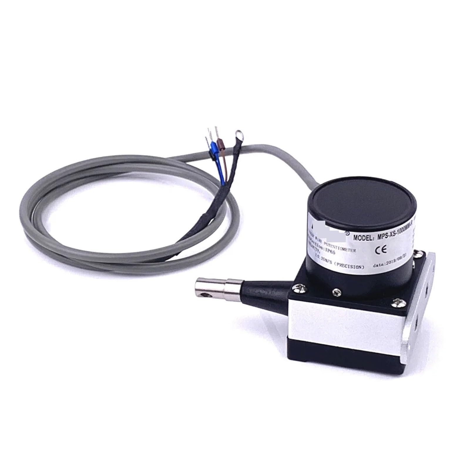 Wire Rope Displacement Sensor Draw Wire Potentiometer MPS-XS-1000mm-MA Pull Wire Position Sensor