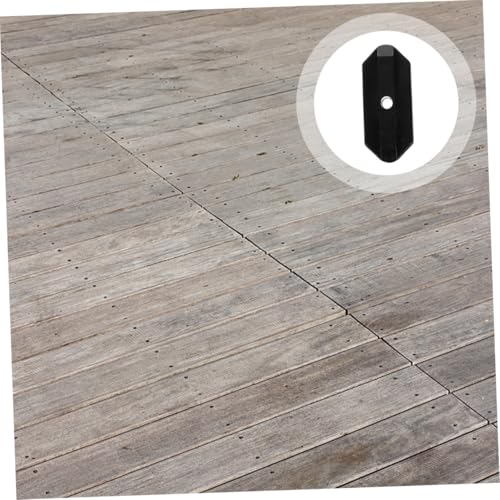 Fixations de pont à espacement étroit 150pcs clips ABS noir terrasse - 7