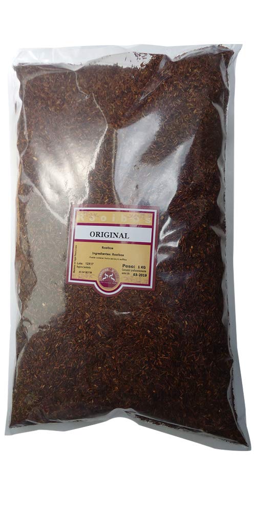 SABOREATE Y CAFE THE FLAVOUR SHOP Té Rooibos Original Supergrade En Hoja Hebra A Granel Infusión Natural Adelgazante 1 Kg