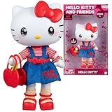 Hello Kitty Premier indossa il suo outfit iconico con dettagli curati, colori vivaci e accessori che richiamano lo stile inconfondibile del personaggio.