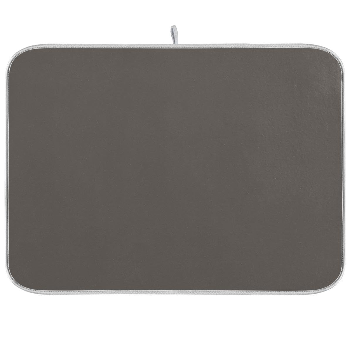 Iron Gray Dish Mat Kitchen Counter Gadgets Dish Drying Matt Machine Washable 16 x 18