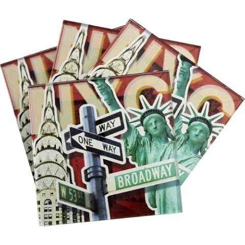 LSArts Coasters, NYC, Set of 4 Cover