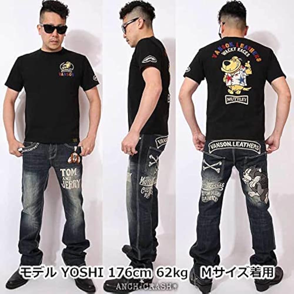 Amazon | [バンソン] WACKY RACES コラボ 半袖 Tシャツ WRV-2101