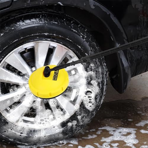 Hoge druk oppervlak patio reiniger voor Kar-Cher K2-K7 hogedrukreiniger, Lange handgreep roterende hogedrukreiniger borstel, Home Car Cleaning Tool, Roterende hogedrukreiniger voor grote oppervlakken - Afbeelding 6