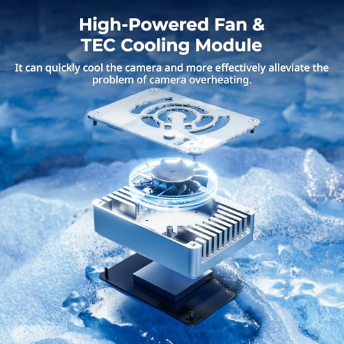 Image of SMALLRIG Camera External Cooling System for Sony /for Canon /for FUJIFILM, Snap-On Cooling Fan with TEC Cooling Module for Sony ZV-E1 /A7 IV /A6700 /FX3, for Canon R5 /R6, for FUJIFILM X-T4 /X-S10