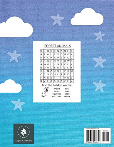 My First Word Searches Workbook Ages 5-7: Easy First Words , Kindergarten to 1st Grade , 50 Large Print Word Search Puzzles, Gift For Kids , Unicorn Design. - Image 2