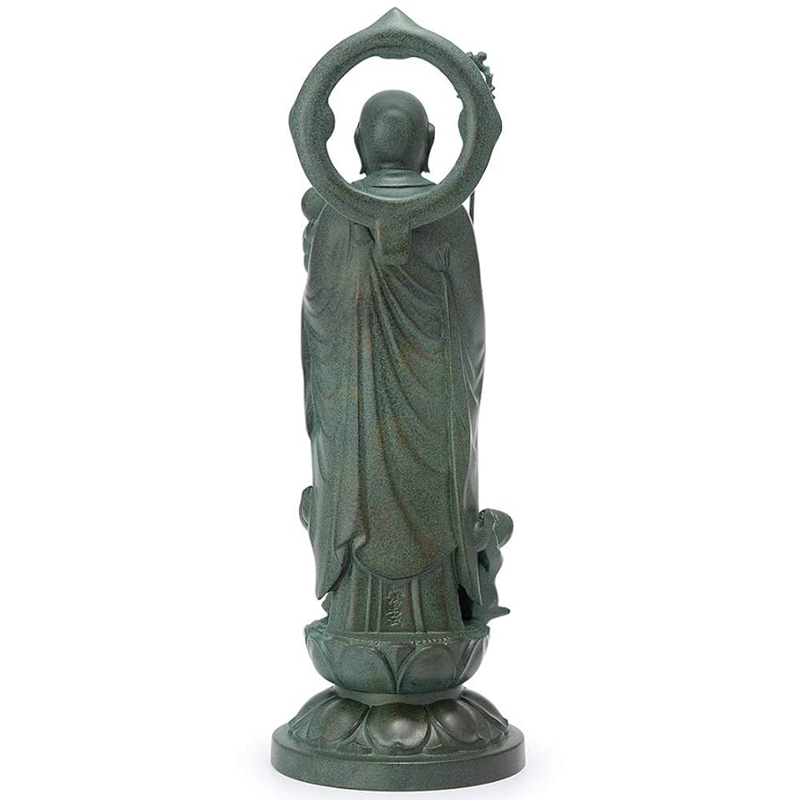 仏教美術　古銅青銅　水子地蔵尊　仏像　箱付　C　6038 仏教美術 古銅青銅 水子地蔵尊 仏像 箱付 C 6038