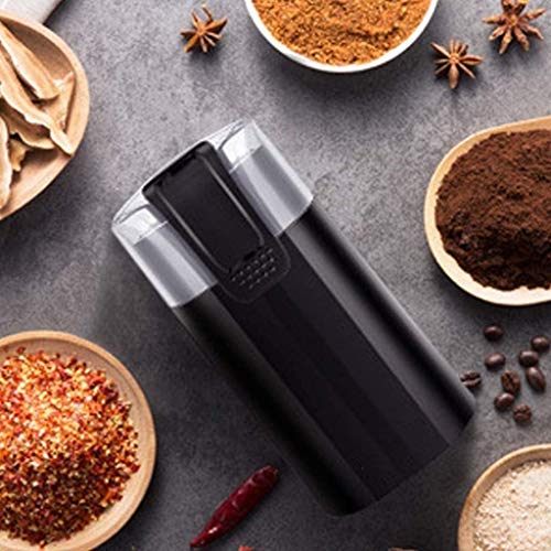 ZOUSHUAIDEDIAN Kaffeemühle elektrisch, 150w Gewürzschleifer mit Edelstahlklinge & Schüssel, One-Touch-Steuerung… – Bild 4