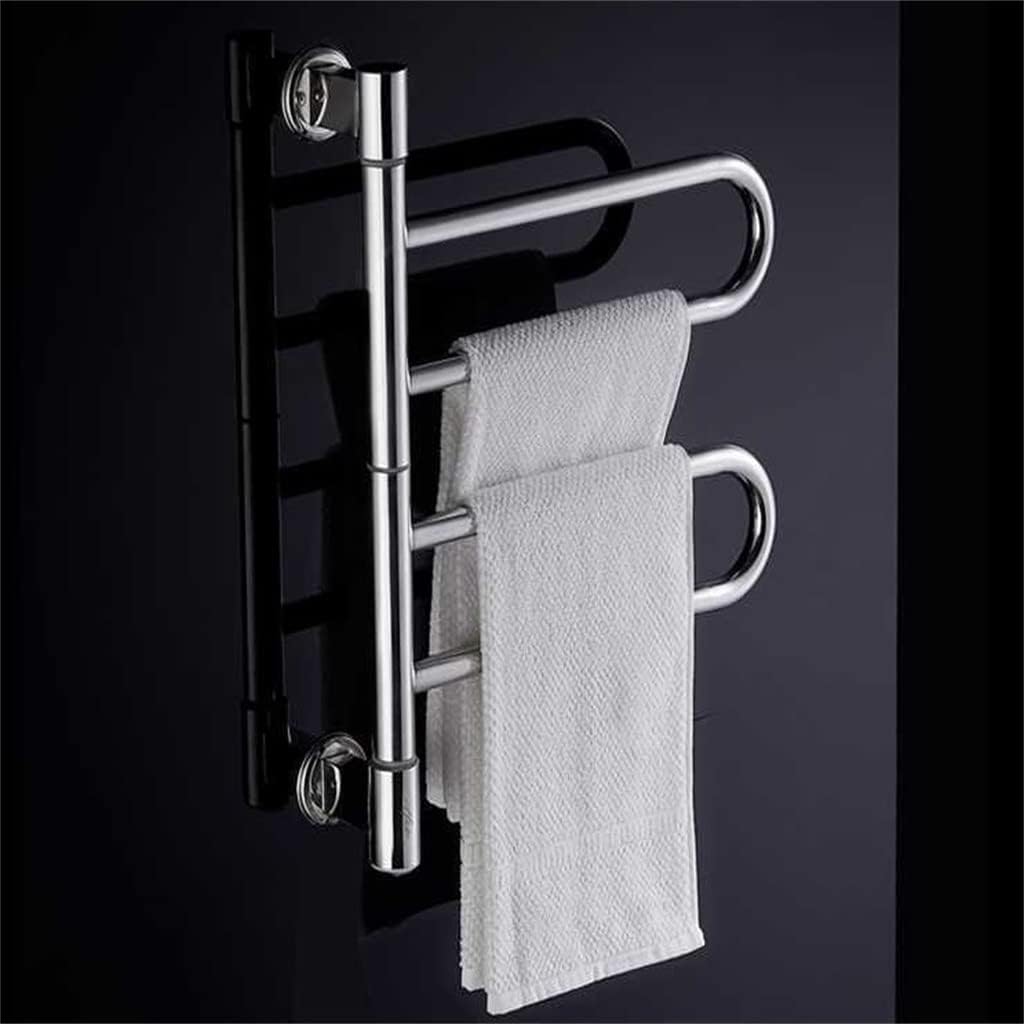 Stainless Steel Heated Towel Warmer Bathroom Constant Temperature Automatic Drying Electric Heating Rack image 4