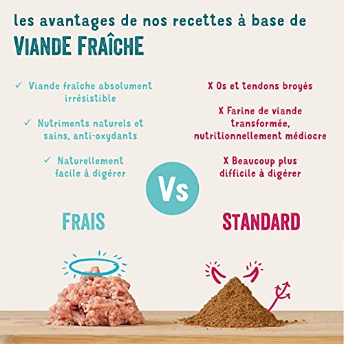 Edgard & Cooper, Trockenfutter für Hunde ohne Cereale, hypoallergen, Hundefutter für erwachsene Hunde, Naturlachs, frisch 12 kg, ausgewogene Vollnahrung, gesund