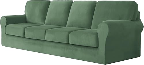 Miniatura 14 de Funda de sofá con fundas de cojín de asiento separadas y fundas de respaldo, fundas elásticas para sofá Ektorp, elegante protector de sofá de