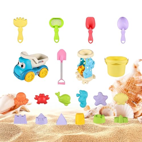 Jouet de plage avec pelle colorée stimulante et sensorielle pour enfant