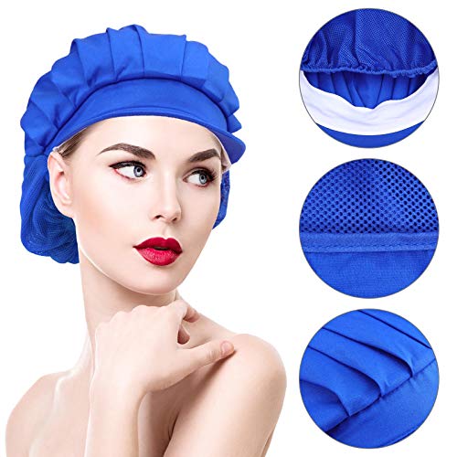 image for Geyoga 8 Pieces Chef Hat, Kitchen Cooking Chef Cap, Adjustable Elastic