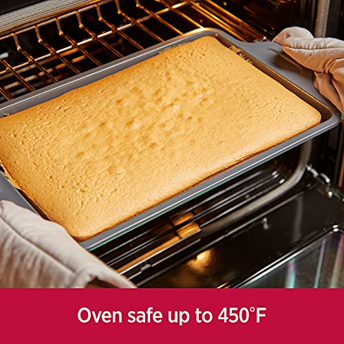 All-Clad Pro-Release Nonstick Bakeware Set 2 Piece Oven Safe 450F Half Sheet, Cookie Sheet, Muffin Pan, Cooling & Baking Rack, Round Cake Pan, Loaf Pan, Baking Pan Grey by All-Clad - Image 5